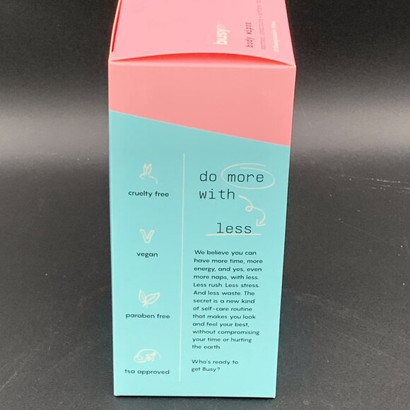 Busy Co Unscented Body Wipes Coconut Oil Ceramides 19 Biodegradable Wipes Vegan - Picture 4 of 5